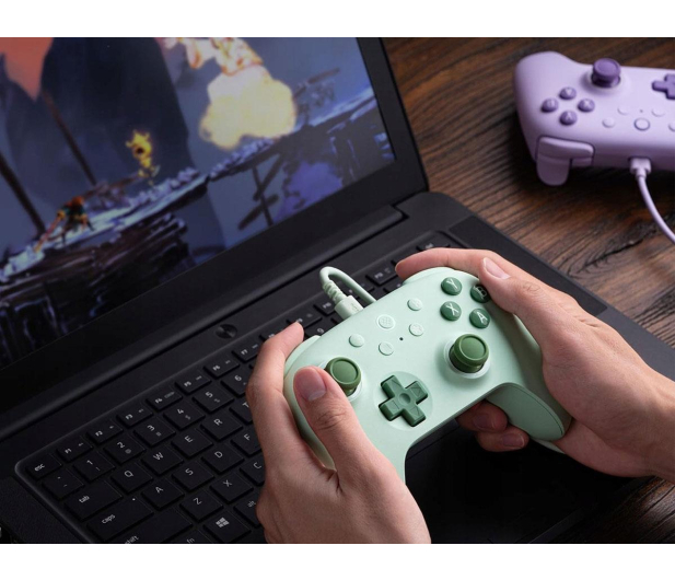 8BitDo Ultimate 2C Wired Pad Green - 1371590 - zdjęcie 4